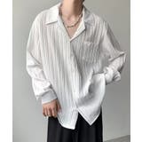 aimoha mens モード系エンボス加工シャツ | aimoha men | 詳細画像8 