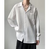 aimoha mens モード系エンボス加工シャツ | aimoha men | 詳細画像9 