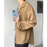 aimoha mens モード系エンボス加工シャツ | aimoha men | 詳細画像15 