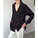 aimoha mens モード系エンボス加工シャツ | aimoha men | 詳細画像16 
