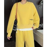 イエロー | シンプルロゴデザインスウェット | aimoha 
