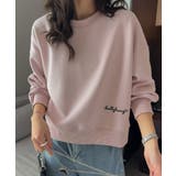 ピンク | シンプルロゴデザインスウェット | aimoha 