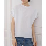ホワイト | ショルダータック半袖Tシャツプルオーバー | aimoha