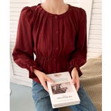 【BANICO】ウエストギャザー フリル袖 シャツブラウス | aimoha | 詳細画像20