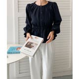 【BANICO】ウエストギャザー フリル袖 シャツブラウス | aimoha | 詳細画像9