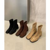 【shoes365】スウェードショートブーツ | aimoha | 詳細画像1