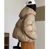 大きめフードのふかふかショートダウン | aimoha | 詳細画像6