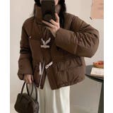 ダッフルショート丈ダウン | aimoha | 詳細画像1