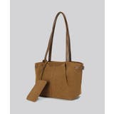 スエード調 ポーチ付き トートバッグ | aimoha  | 詳細画像13 