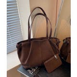 スエード調 ポーチ付き トートバッグ | aimoha  | 詳細画像10 