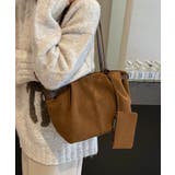 スエード調 ポーチ付き トートバッグ | aimoha  | 詳細画像6 