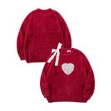 HOOK for girls レースハートゆるニットプルオーバー | HOOK | 詳細画像2 