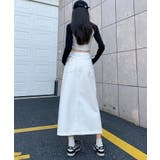 【BANICO】フロントスリットデニムスカート | aimoha  | 詳細画像15 