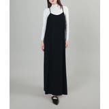 ブラック | バックリボンキャミソールワンピース【UVケア】 | aimoha 