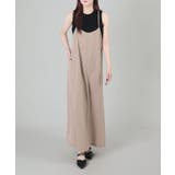 グレイッシュベージュ | バックリボンキャミソールワンピース【UVケア】 | aimoha 