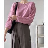 フラワー刺繍セーター 韓国 ライク | aimoha  | 詳細画像2 