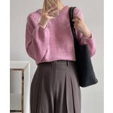 フラワー刺繍セーター 韓国 ライク | aimoha  | 詳細画像3 