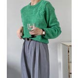 フラワー刺繍セーター 韓国 ライク | aimoha  | 詳細画像7 