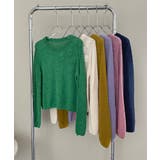 フラワー刺繍セーター 韓国 ライク | aimoha  | 詳細画像17 