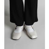 【shoes365】ストラップスクエアトゥフラットシューズ | aimoha | 詳細画像7
