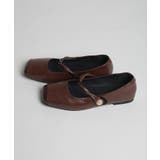 【shoes365】ストラップスクエアトゥフラットシューズ | aimoha | 詳細画像24