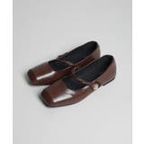 【shoes365】ストラップスクエアトゥフラットシューズ | aimoha | 詳細画像25
