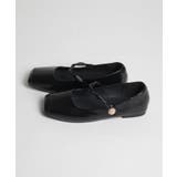 【shoes365】ストラップスクエアトゥフラットシューズ | aimoha | 詳細画像31