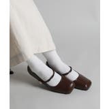 【shoes365】ストラップスクエアトゥフラットシューズ | aimoha | 詳細画像38