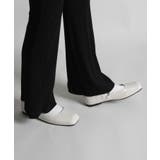 【shoes365】ストラップスクエアトゥフラットシューズ | aimoha | 詳細画像4