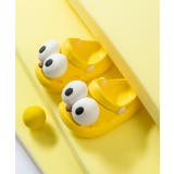 イエロー | 【shoes365】かわいいビッグアイ スリッパサンダル | aimoha kids