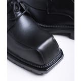 【shoes365】異形スクエアトゥ厚底ドレスシューズ | aimoha men | 詳細画像9