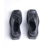 【shoes365】異形スクエアトゥ厚底ドレスシューズ | aimoha men | 詳細画像13