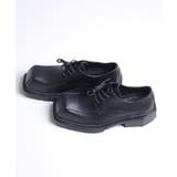 【shoes365】異形スクエアトゥ厚底ドレスシューズ | aimoha men | 詳細画像14