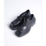【shoes365】異形スクエアトゥ厚底ドレスシューズ | aimoha men | 詳細画像15