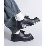 ブラック2 | 【shoes365】異形スクエアトゥ厚底ドレスシューズ | aimoha men