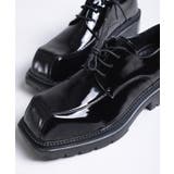 【shoes365】異形スクエアトゥ厚底ドレスシューズ | aimoha men | 詳細画像18