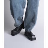 【shoes365】異形スクエアトゥ厚底ドレスシューズ | aimoha men | 詳細画像26