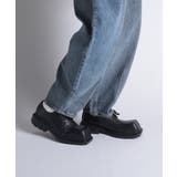 【shoes365】異形スクエアトゥ厚底ドレスシューズ | aimoha men | 詳細画像27