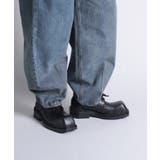 【shoes365】異形スクエアトゥ厚底ドレスシューズ | aimoha men | 詳細画像3