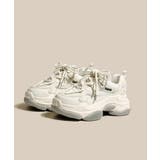【shoes365】ダブル紐デザイン厚底メッシュスニーカー | aimoha | 詳細画像34