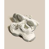 【shoes365】ダブル紐デザイン厚底メッシュスニーカー | aimoha | 詳細画像6
