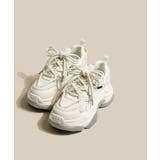 【shoes365】ダブル紐デザイン厚底メッシュスニーカー | aimoha | 詳細画像7