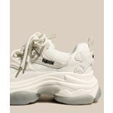 【shoes365】ダブル紐デザイン厚底メッシュスニーカー | aimoha | 詳細画像8