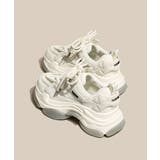 【shoes365】ダブル紐デザイン厚底メッシュスニーカー | aimoha | 詳細画像9