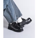 【shoes365】ラウンドトゥ厚底ウォッシュレザーシューズ メンズ | aimoha men | 詳細画像4