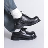 【shoes365】ラウンドトゥ厚底ウォッシュレザーシューズ メンズ | aimoha men | 詳細画像6