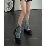 【shoes365】ブリティッシュスタイル厚底ブーツ | aimoha | 詳細画像15