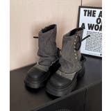 【shoes365】ブリティッシュスタイル厚底ブーツ | aimoha | 詳細画像17