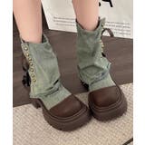 【shoes365】ブリティッシュスタイル厚底ブーツ | aimoha | 詳細画像19