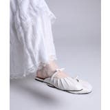 【shoes365】シャーリングリボンサンダル | aimoha  | 詳細画像8 